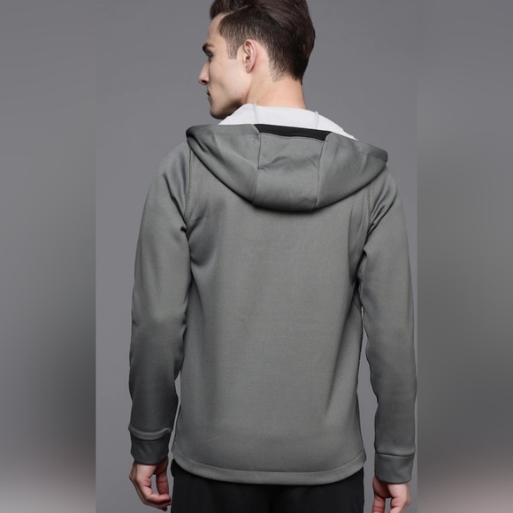 NIKE PRO-CHARCOAL GREY ribbed SPHR HDF Sustainable JACKET✅FIXED PRICE✅ - Picture 5 of 7